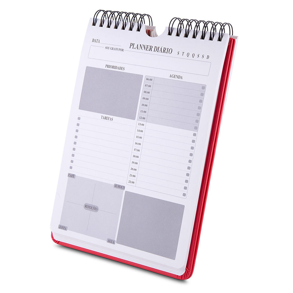 Miniatura: CADERNO A5 PLANNER COM CAPA EM PU