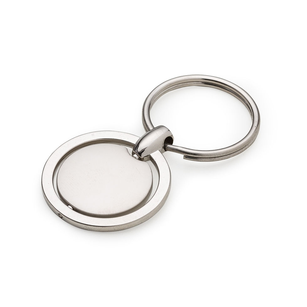 Chaveiro Metal Redondo Giratório Personalizado Nexo Brindes Novo Hamburgo