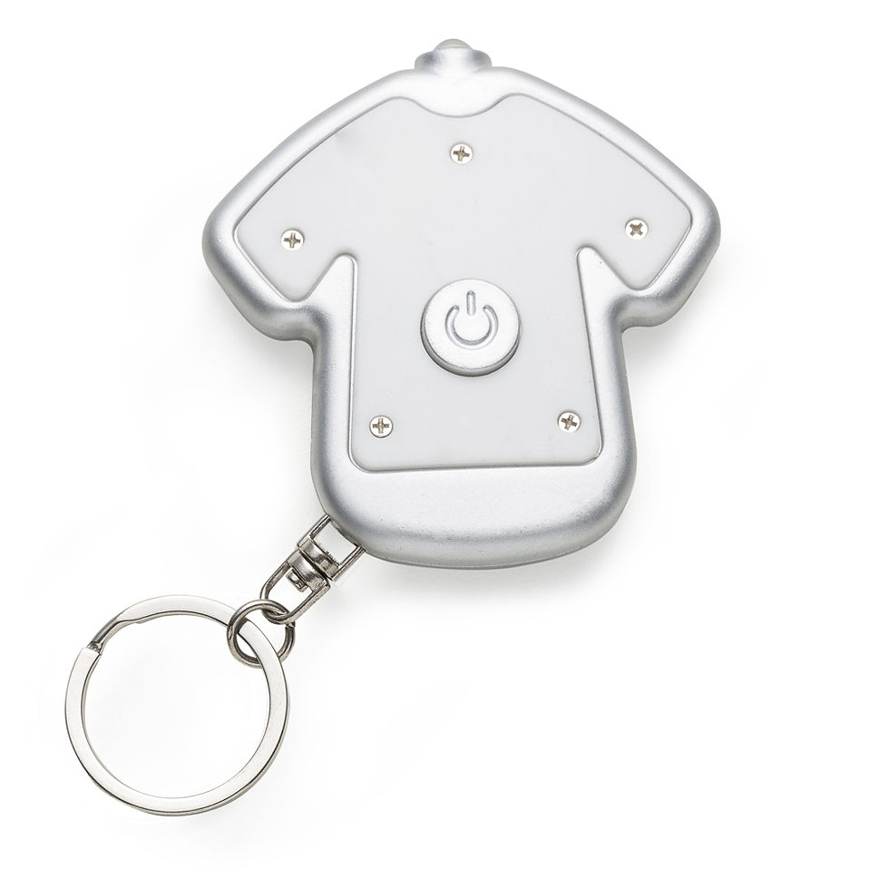Miniatura: Chaveiro Personalizado Lanterna Formato Camiseta Nexo Brindes Novo Hamburgo