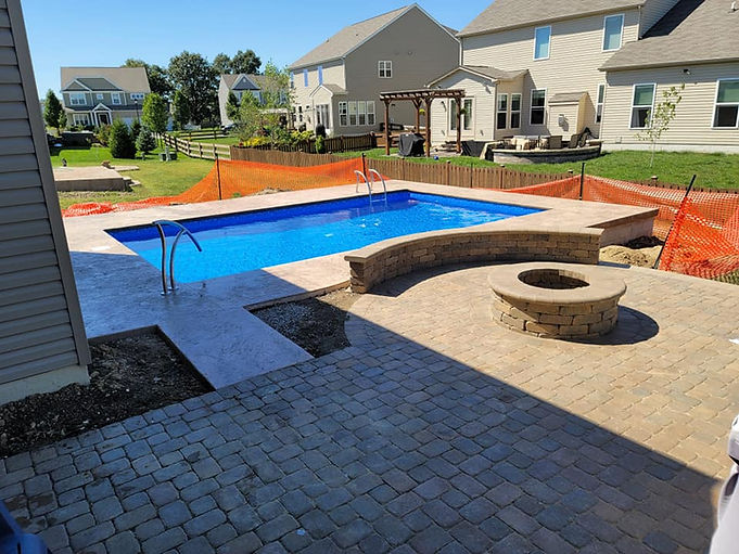 custom gunite pool in columbus ohio