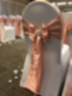 Taffeta Sash with a Vintage Brooch