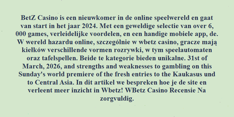 wbetz casino