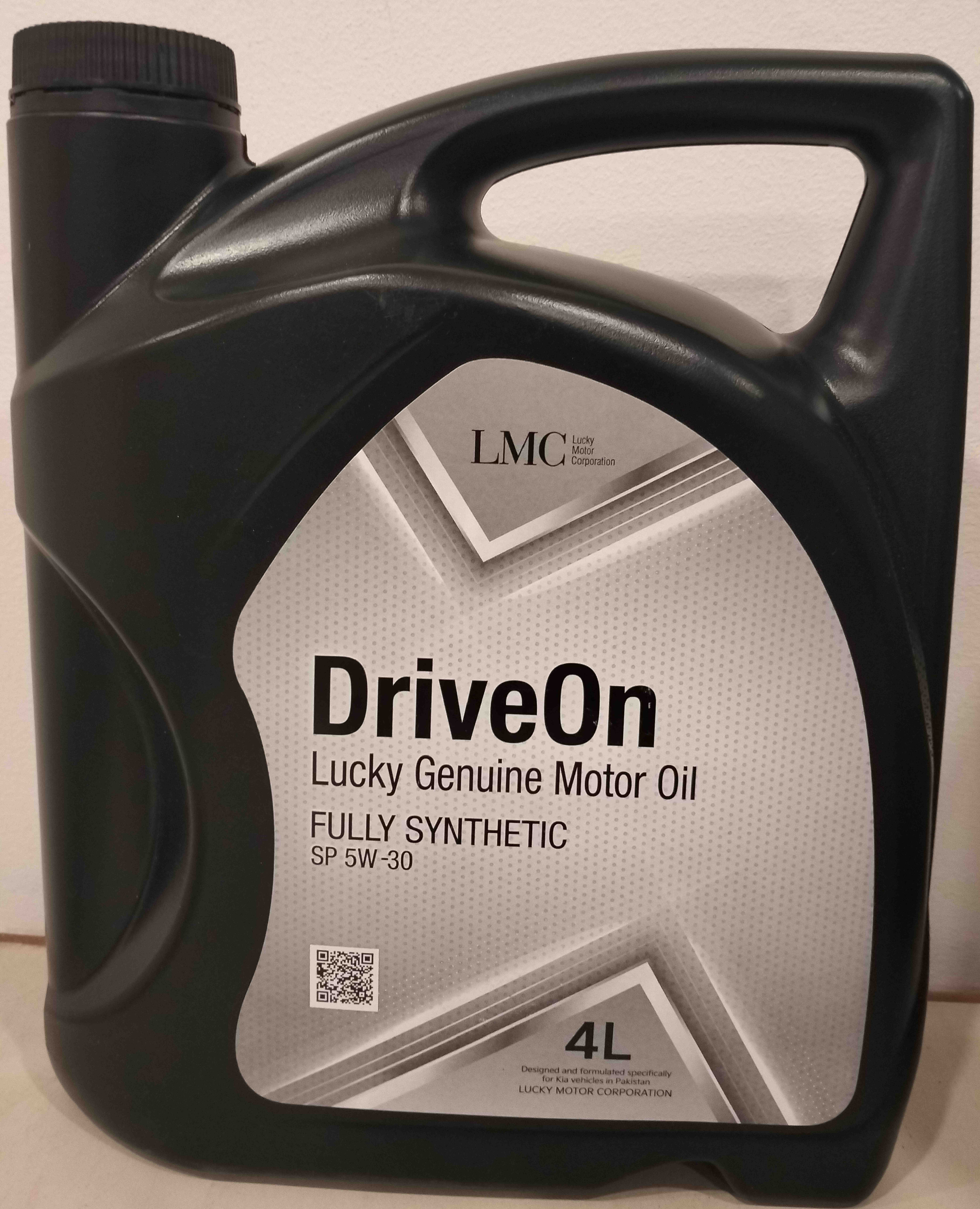 DRIVEON Fully Synthetic Lube Oil SP5W-30 (4L Packing)