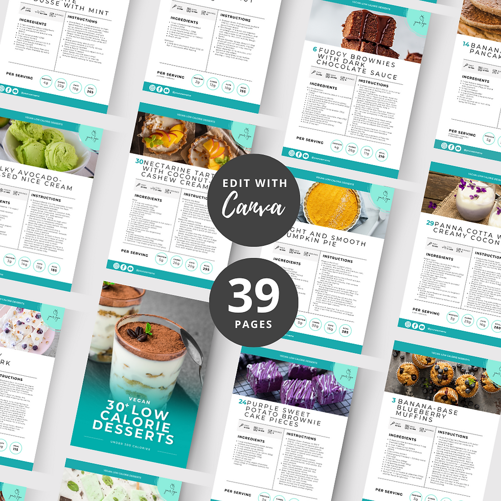 Thumbnail: DFY | Low Cal Vegan Desserts: 30+ Recipes