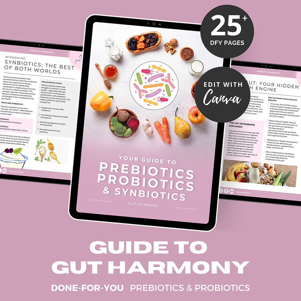 Thumbnail: DFY | Gut Harmony Guide: Prebiotics and Probiotics