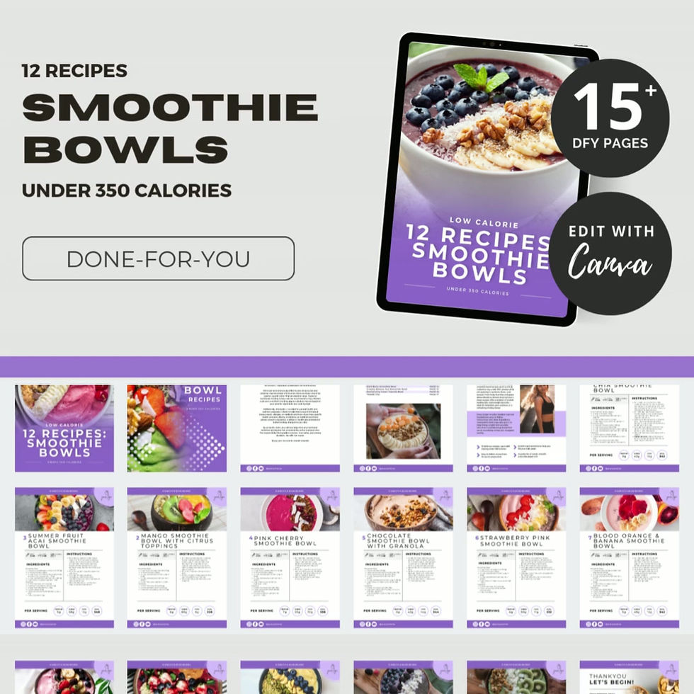 Thumbnail: DFY | Low Cal Smoothie Bowls: 12 Recipes