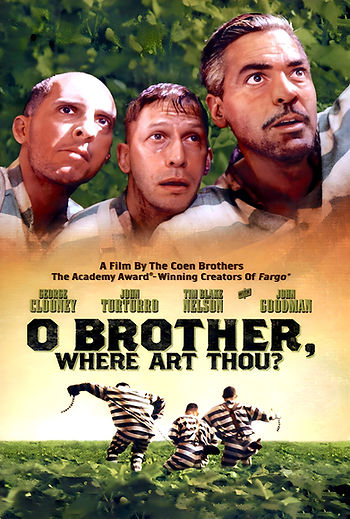 Movie poster for O Brother Where Art Thou? (2000)