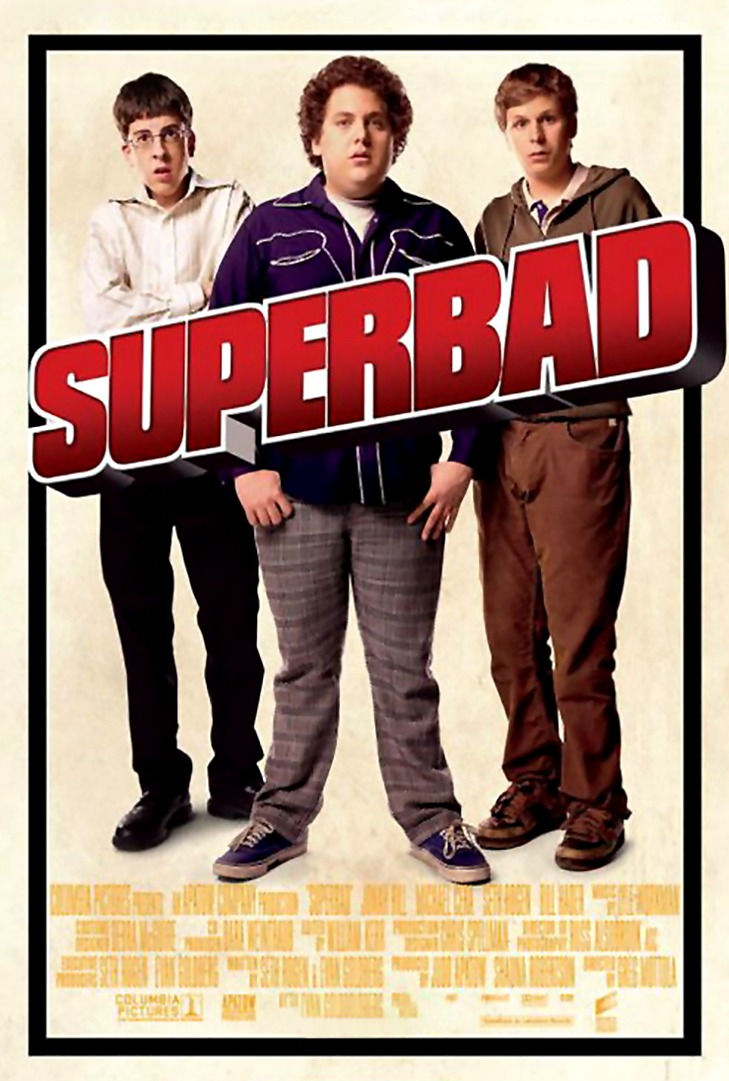 Movie poster for the film Superbad