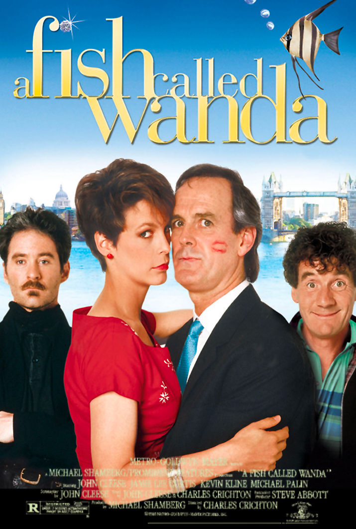 Movie poster for A Fish Called Wanda (1988)