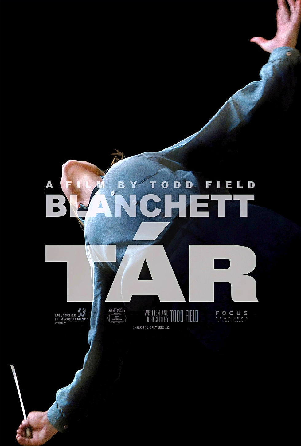 Movie poster for the 2022 film Tár