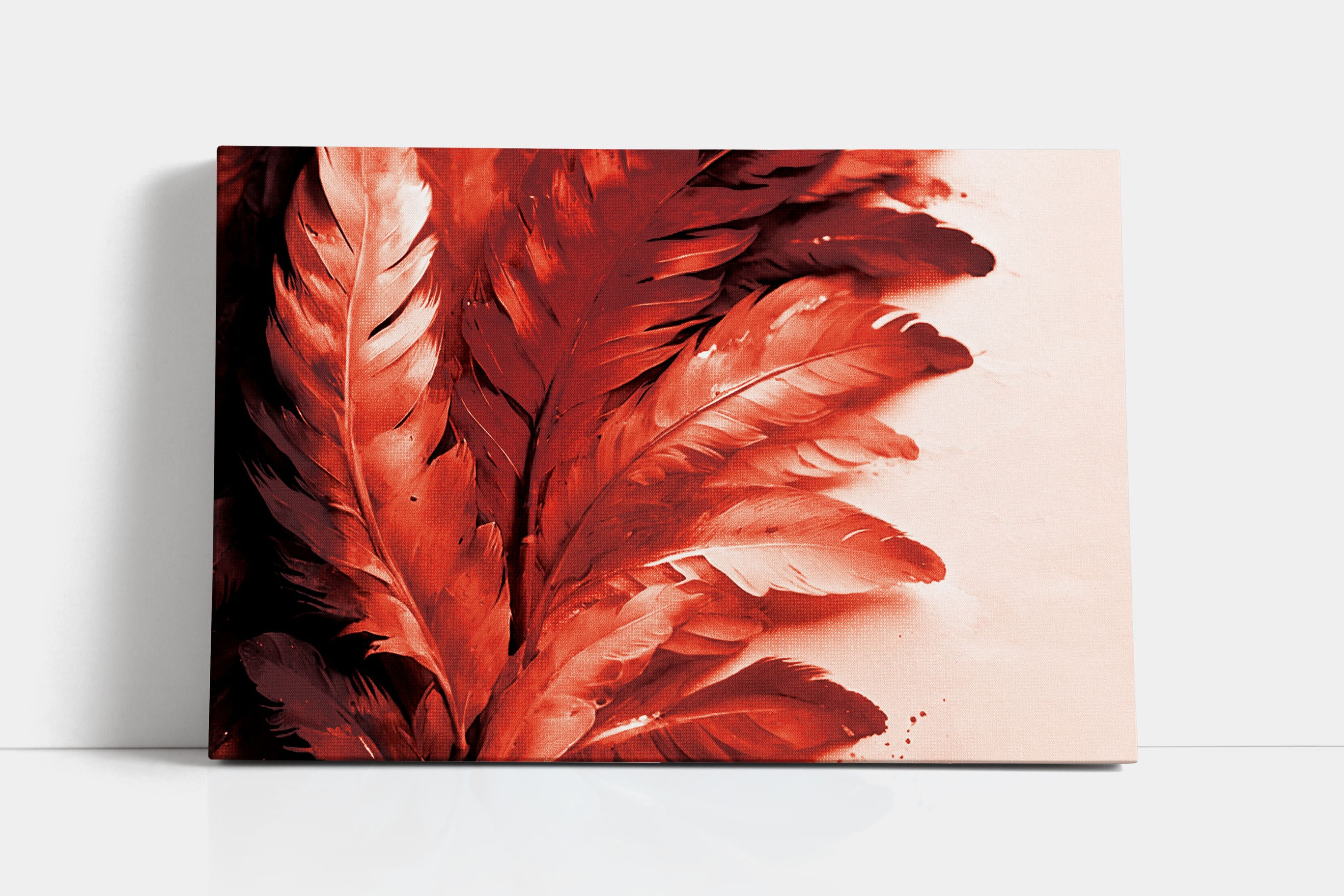 Feather תמונה אדום