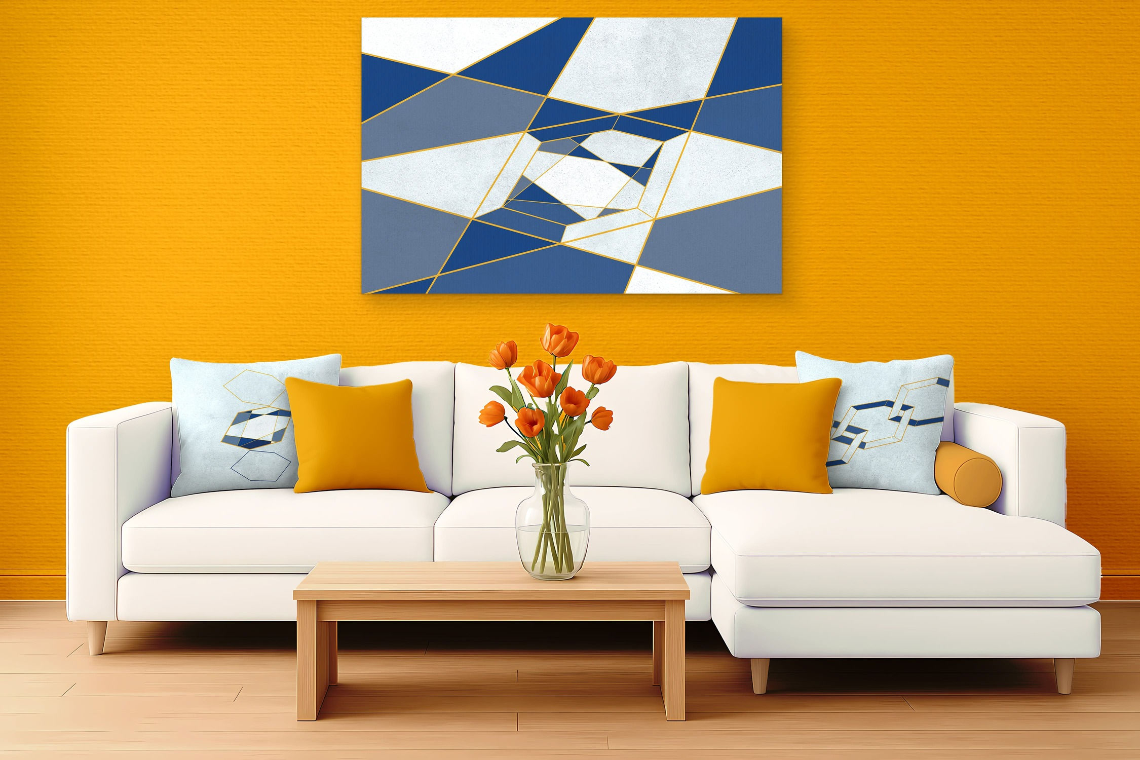 Geometric כחול