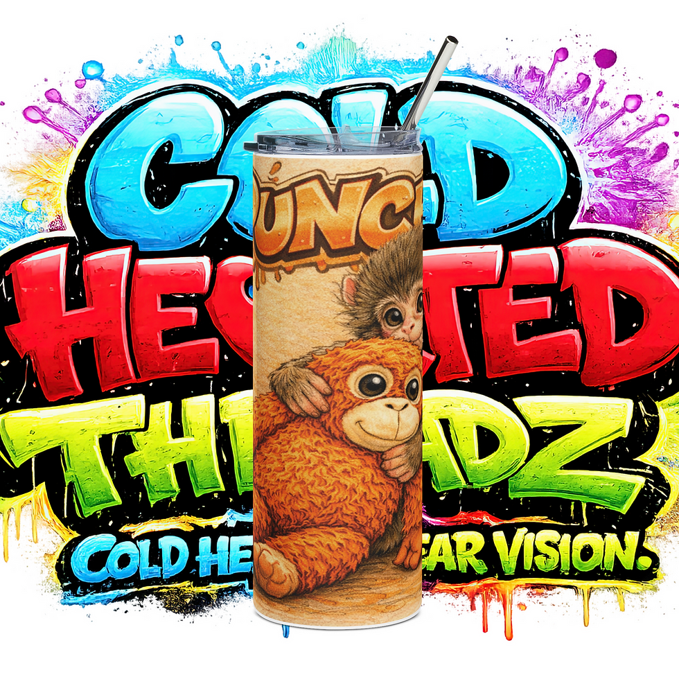Thumbnail: COLD HEARTED THREADZ 20oz Custom Sublimated Tumbler