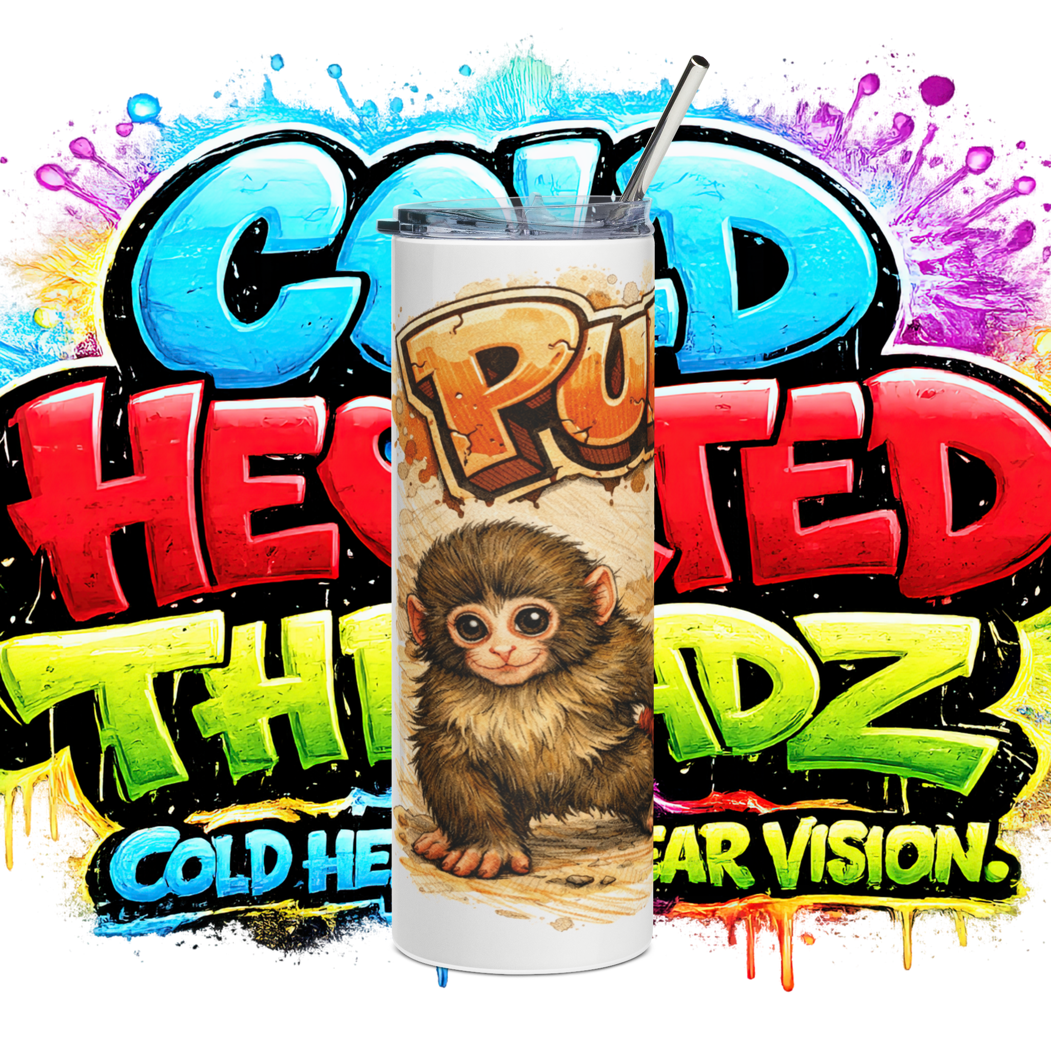 COLD HEARTED THREADZ 20oz Custom Sublimated Tumbler