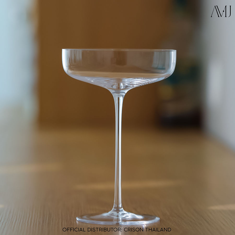 Thumbnail: CRISON | COCKTAIL GLASS SERIES แก้วคูเป้ แก้วแชมเปญซอสเซอร์ (CT2702)