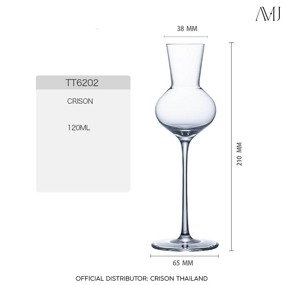 Thumbnail: CRISON | TASTING GLASS SERIES แก้วเหล้า แก้วบรั่นดี แก้วลิเคียว (TT6202)