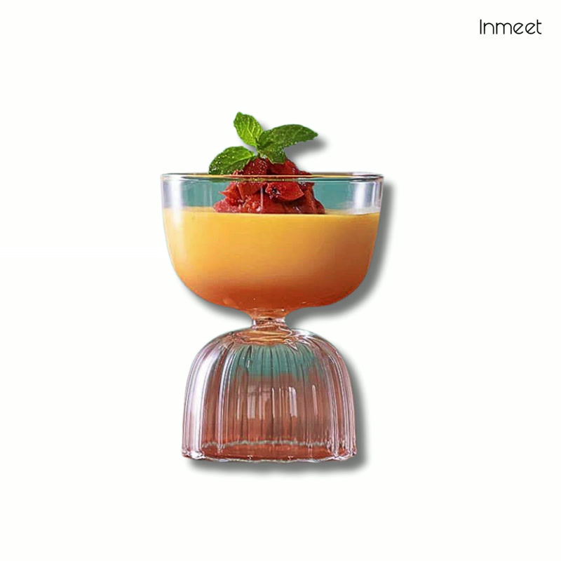 Thumbnail: INMEET (In-house) Cocktail Glassware Collection แก้วค็อกเทล  ฐานลายริ้ว (IHG08)