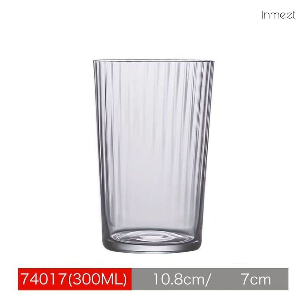 Thumbnail: INMEET OLD FASHIONED GLASS แก้วใสแบบริ้ว (74017)