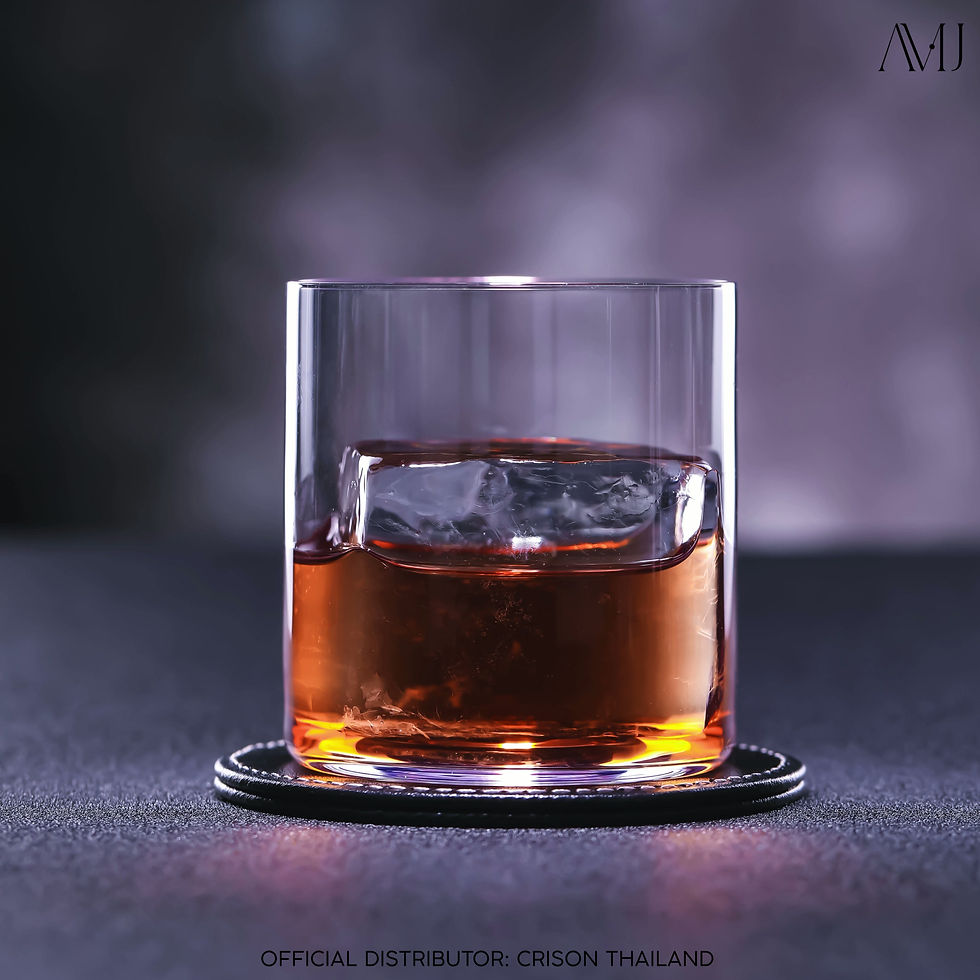 Thumbnail: CRISON | PURE SERIES แก้วร็อก แก้ววิสกี้บาง แก้วน้ำทรงเตี้ย (PRE01)