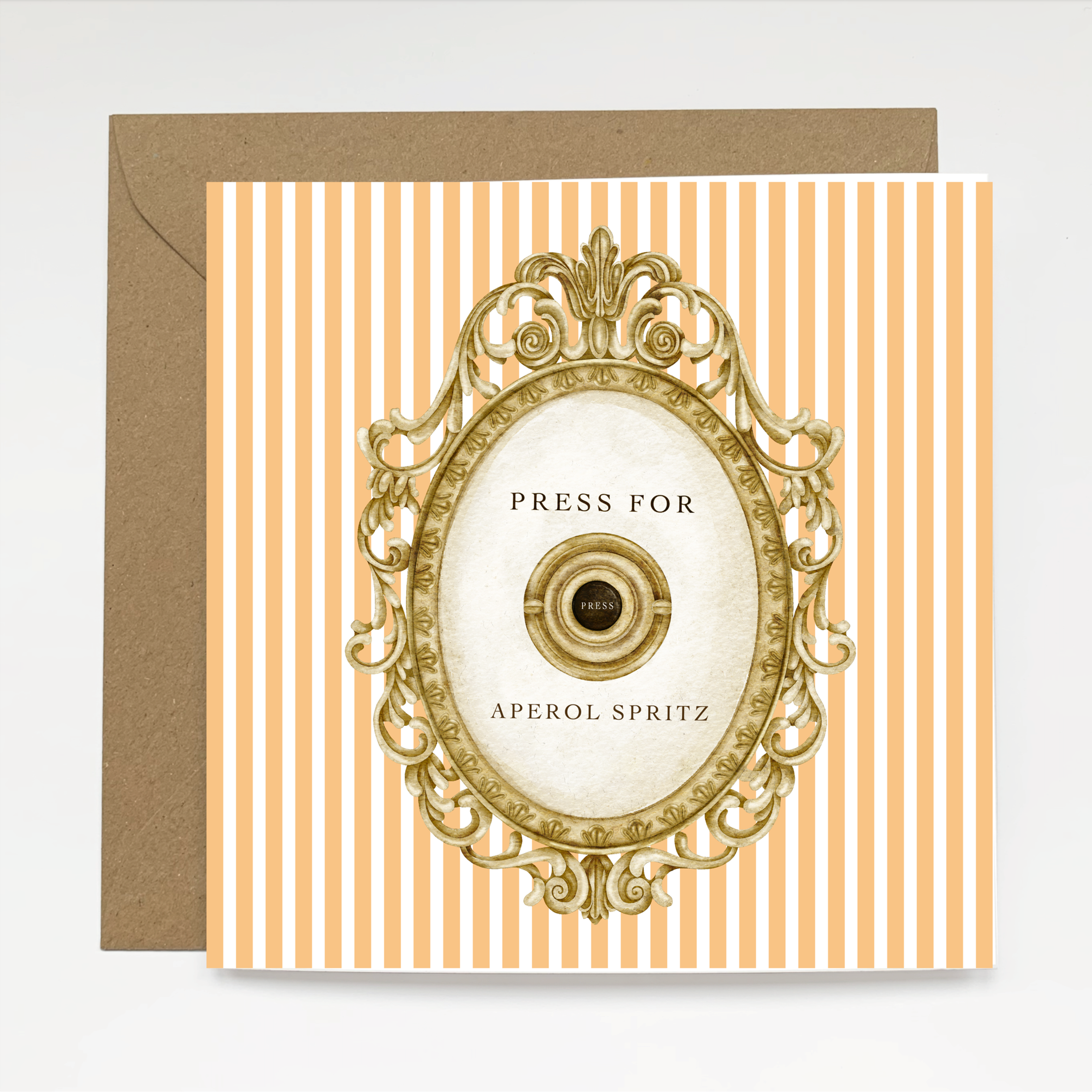 Press For Aperol Spritz - Greeting Card