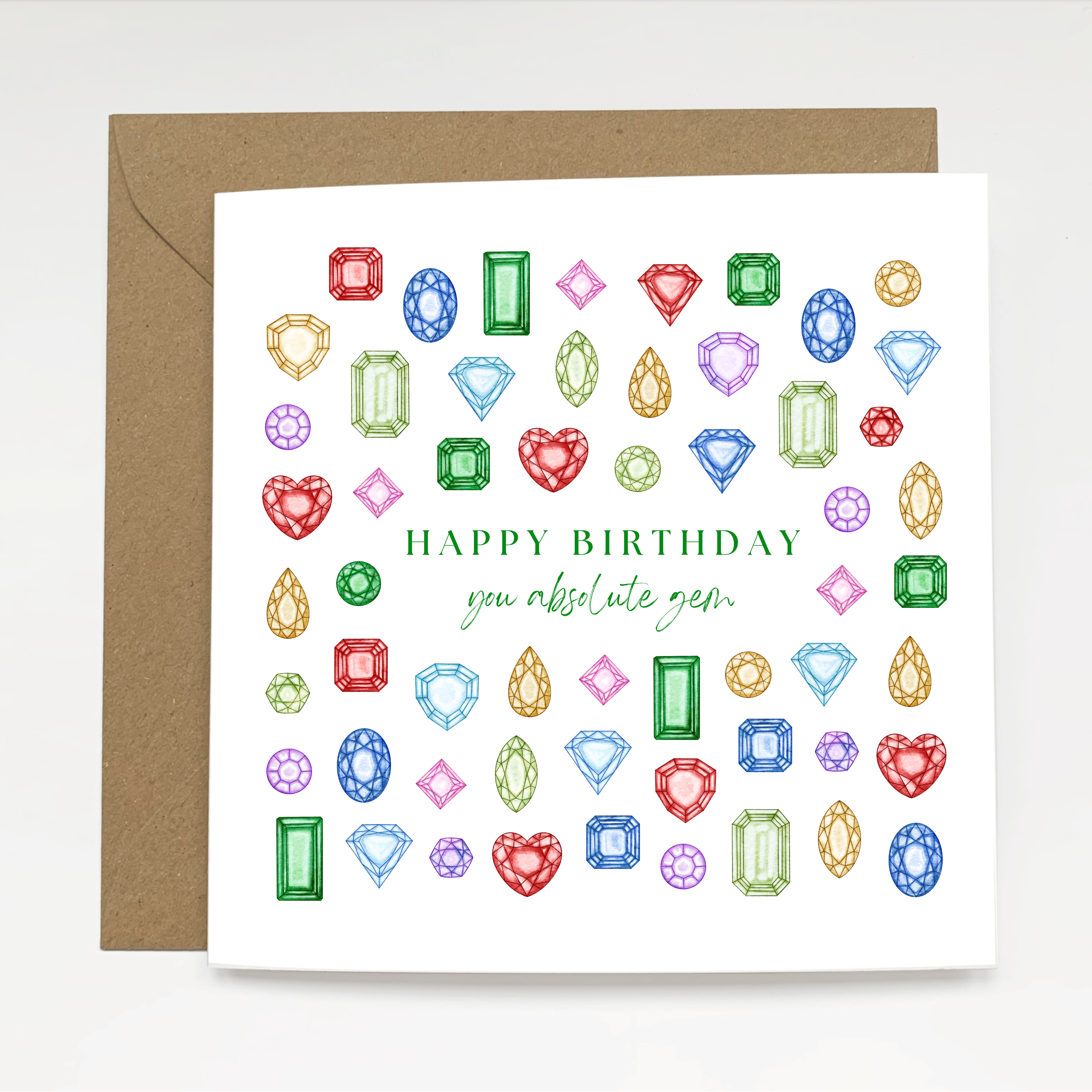 Happy Birthday You Absolute Gem - Greeting Card