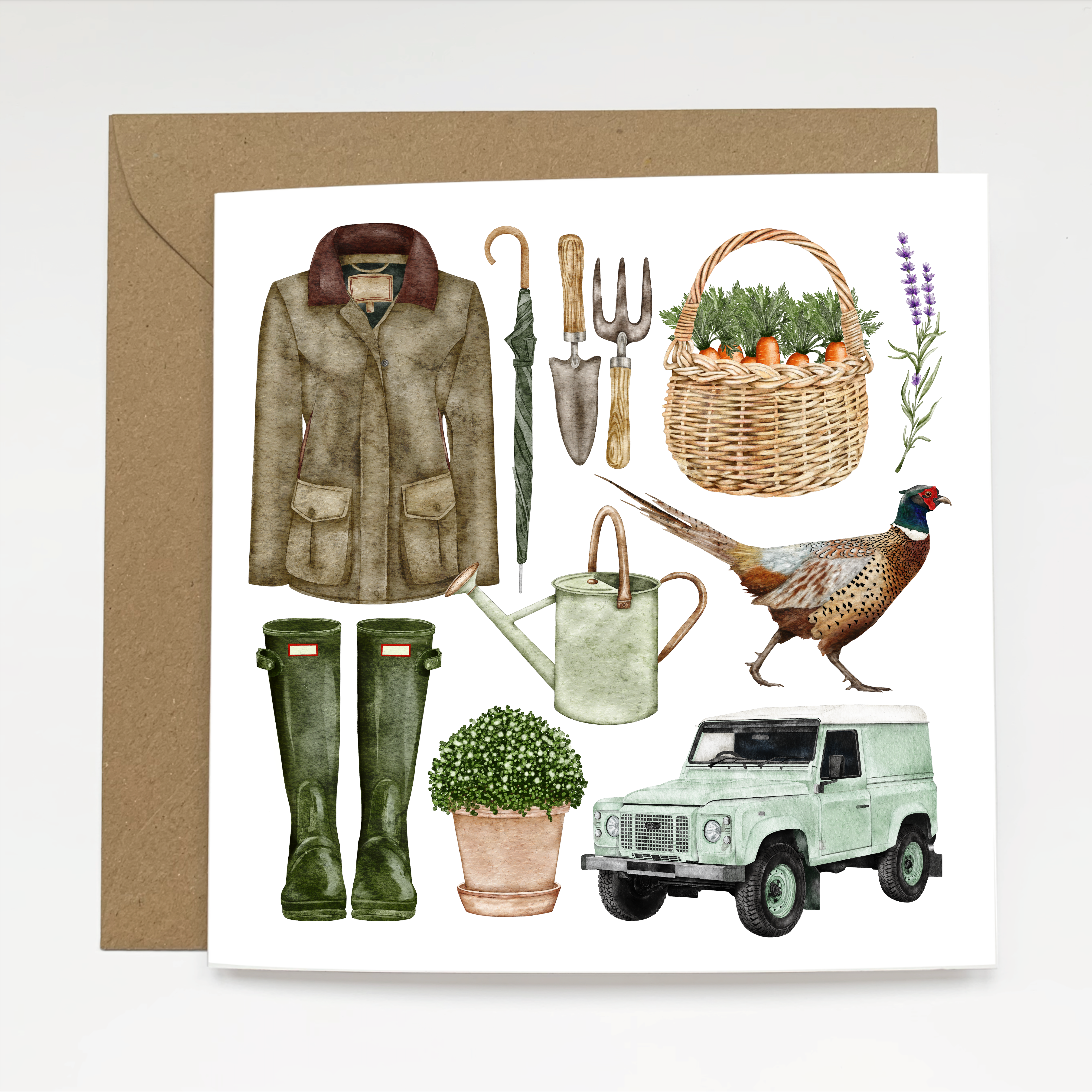 Country Life - Greeting Card