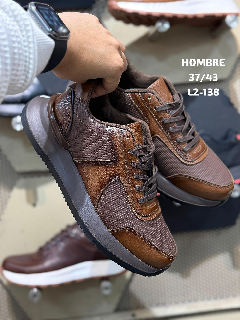 Miniatura: Zapato casual/deportivo 100% en cuero 