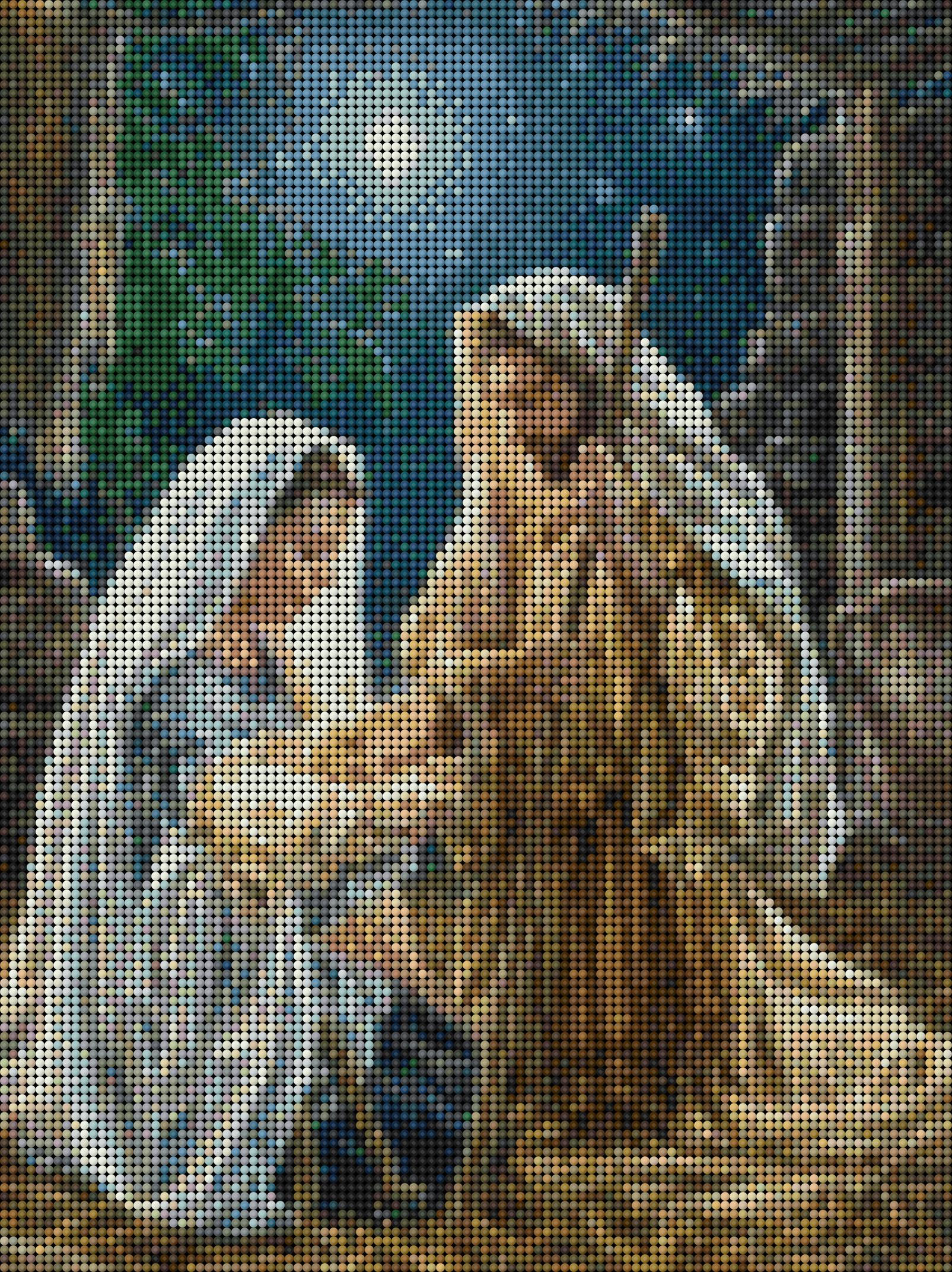 Reflejo Radiante-Diamond Painting-35x40