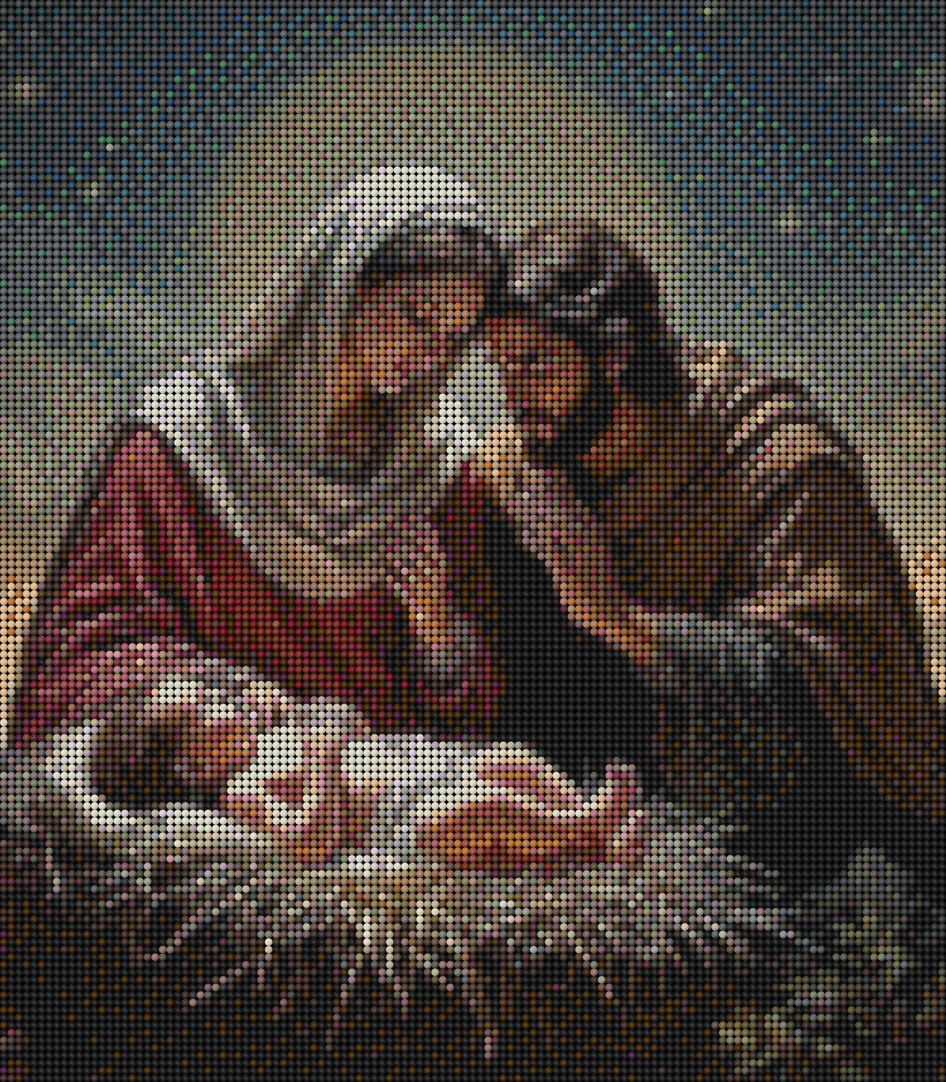 Nacimiento de  Jesús en Familia-Diamond Painting-35x40