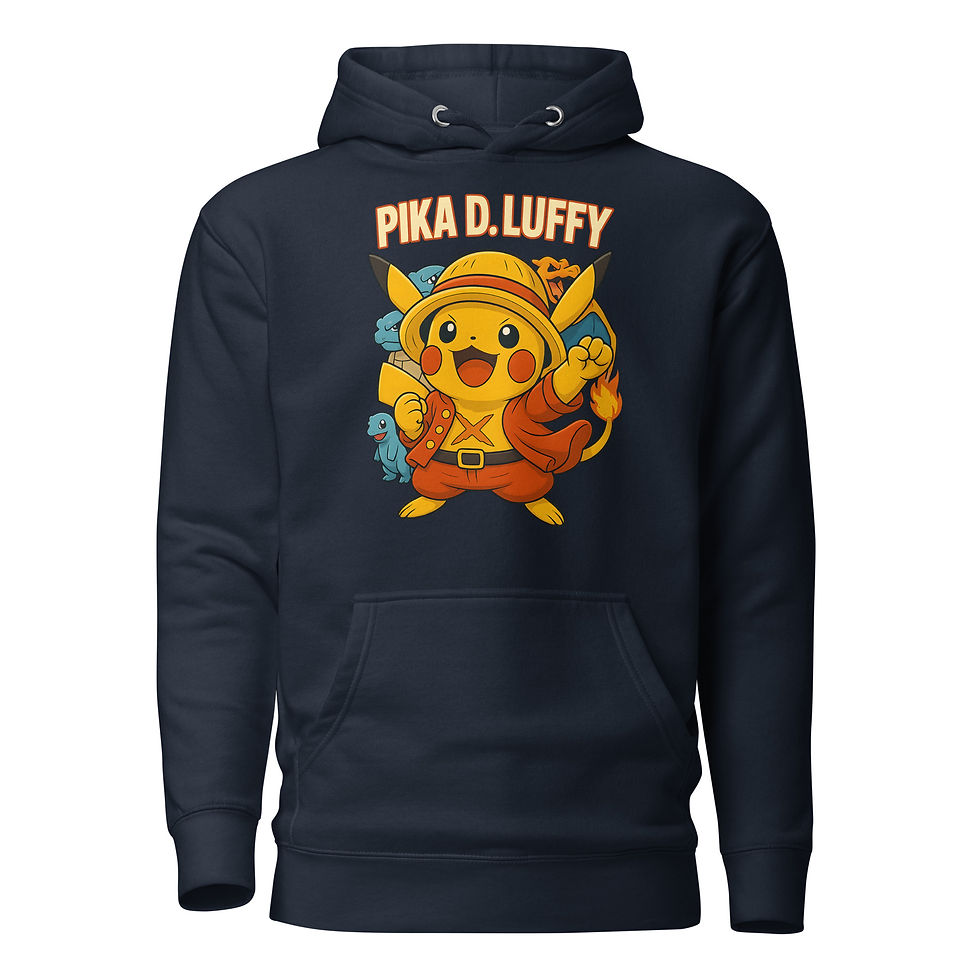 Thumbnail: Pika D Luffy & Friends Official Hoodie