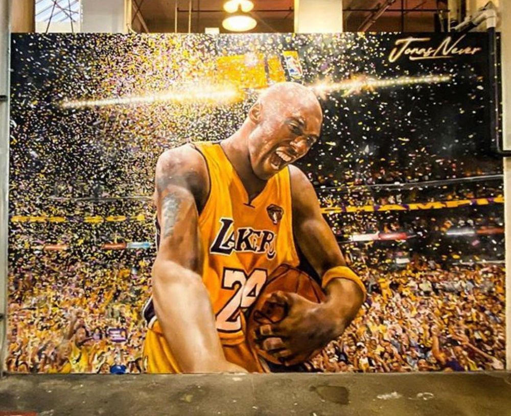 Kobe Bryant murals by Staples Center, Downtown Los Angeles (DTLA)