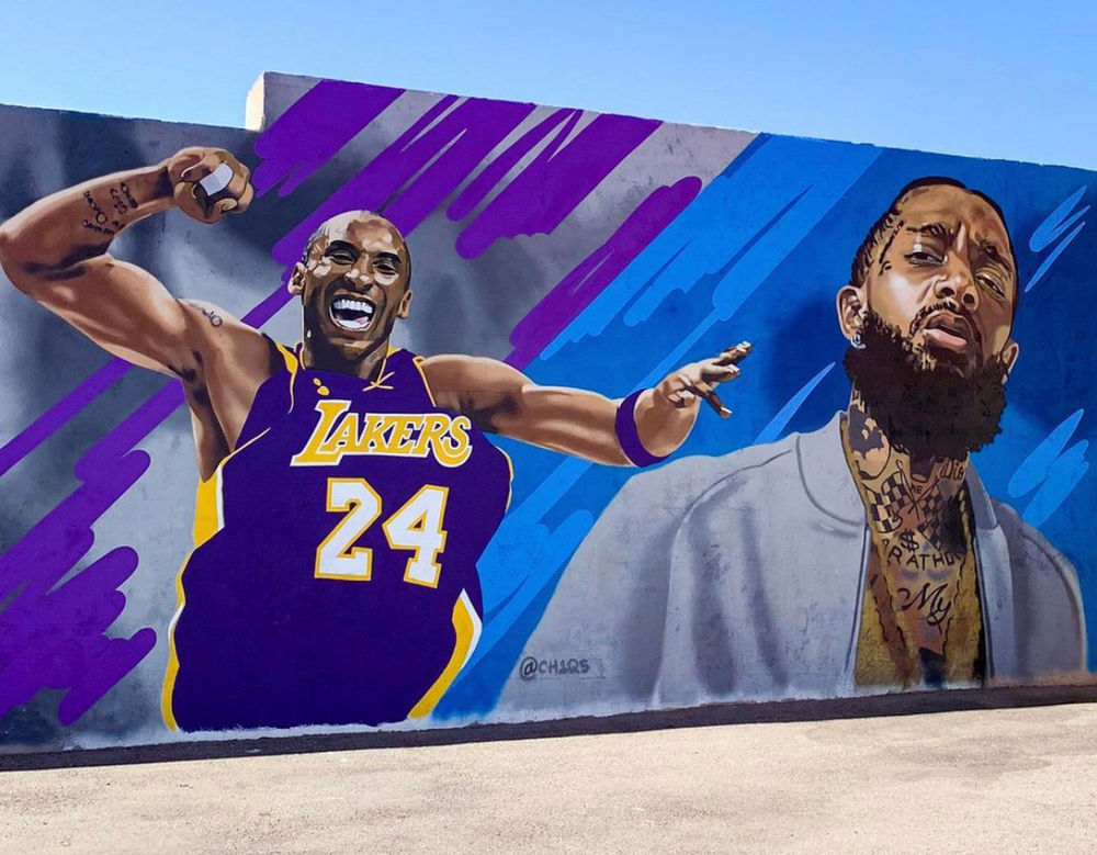 Kobe Bryant murals in San Diego