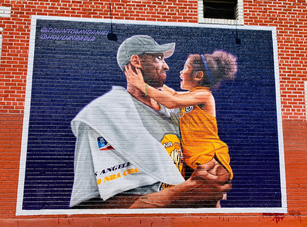 Kobe Bryant mural walls in East LA, Boyle Heights & More