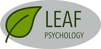 Leaf Psychology-  Compassionate telehealth online Psychologist treating adjustment difficulties, AD/HD, Anxiety, Boundaries, Chronic Pain Management, Depression, Mood Difficulties, Grief and Loss, Relationship Problems, Stress Management, Substance Misuse. 