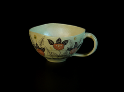 橘柄ティーカップ