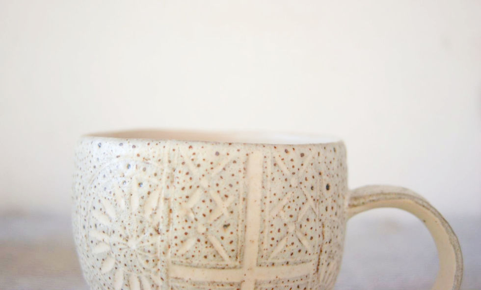 サムネイル： 白釉マグカップ LL