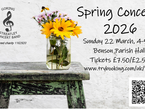 Tickets now available for the GSCB and Starter Band Spring Concert 2026!