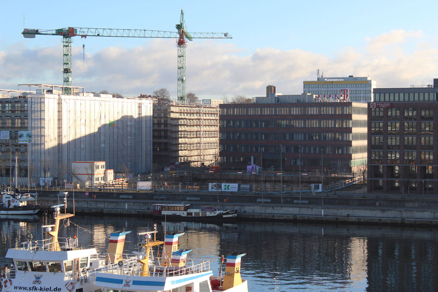 Baustellenkamera-Aufnahme: Kieler Hörn, Kiel