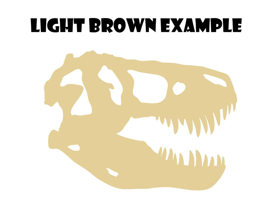 Thumbnail: T-Rex Skull - Vinyl Decal Sticker - For cars, laptops, and more!