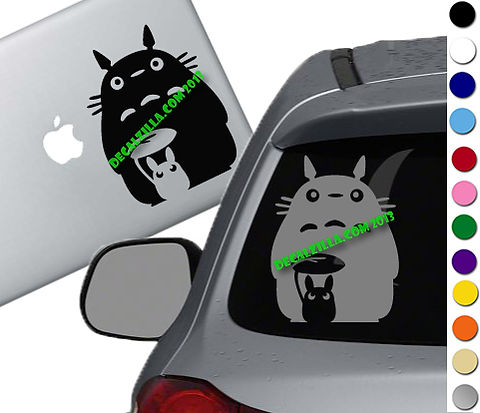 My Neighbor Totoro Silhouette - Vinyl Decal Sticker For cars