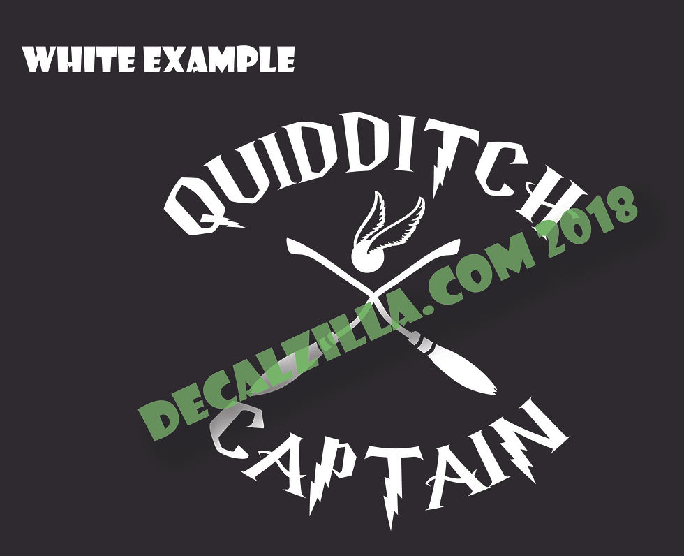 Thumbnail: Harry Potter - Quidditch Captain - Vinyl Decal Sticker - For cars and more!