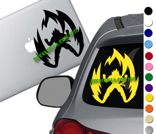 Dragon Ball Goku - Vinyl Decal Sticker - For cars, laptops and more ...