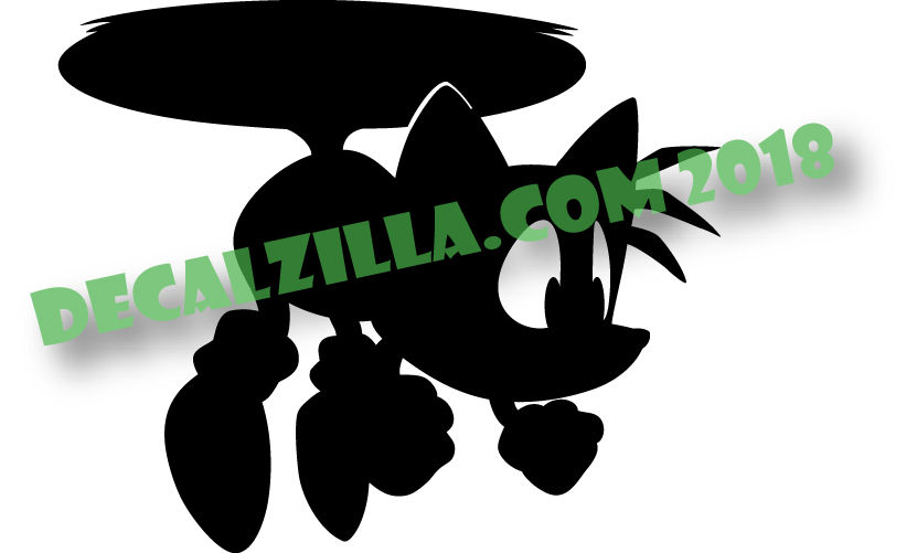 Thumbnail: Sonic - Tails Flying - Vinyl Decal Sticker - For cars, laptops, and more!