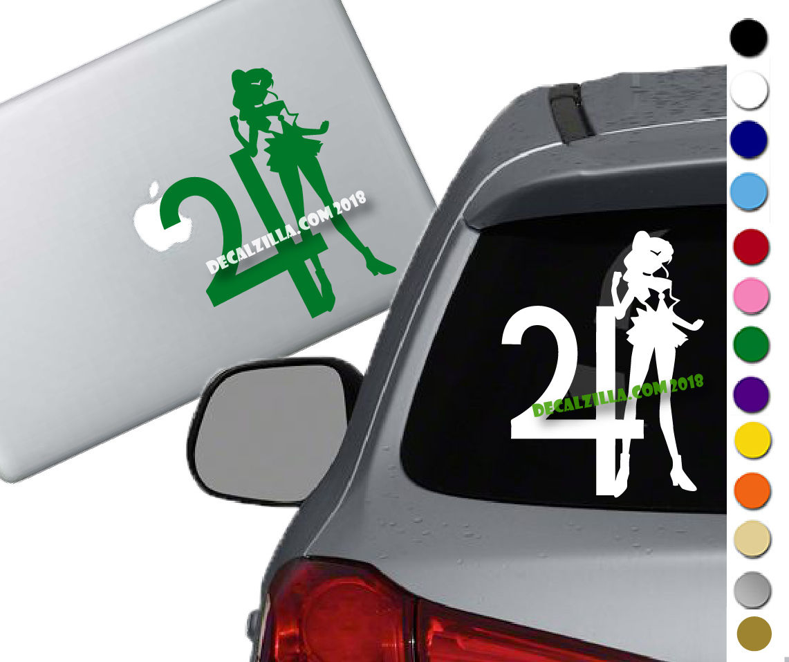 Sailor Moon- Sailor Jupiter - Vinyl Decal Sticker - For cars, laptops, and more!