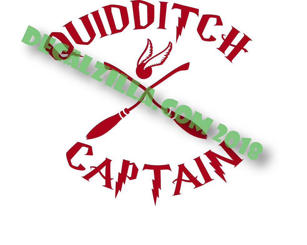 Thumbnail: Harry Potter - Quidditch Captain - Vinyl Decal Sticker - For cars and more!