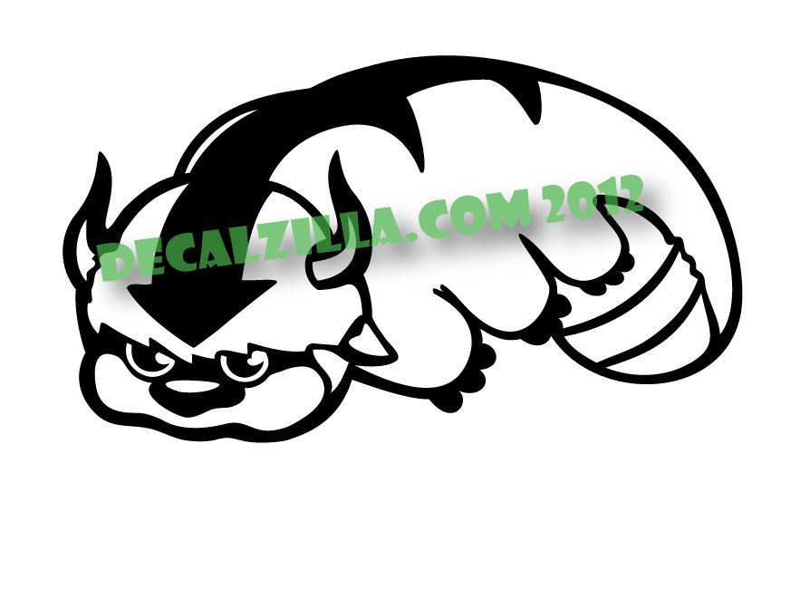 Thumbnail: Avatar The Last Air Bender - Appa - Vinyl Decal Sticker - For cars and more!