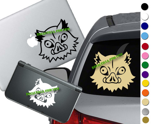 Demon Slayer Inosuke - Vinyl Decal Sticker For cars, laptops, and more ...