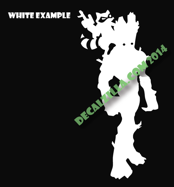Thumbnail: Sale! Rocket and Groot -Vinyl Decal Sticker For cars, laptops, and more!