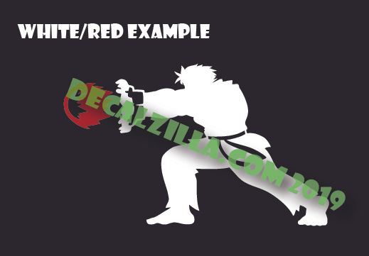 Thumbnail: Street Fighter Ken - Vinyl Decal Sticker - For cars, laptops, and more!