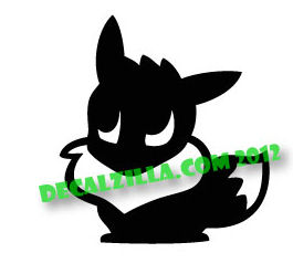 Thumbnail: Sale! 1.5" Pokemon Eevee -Mini Vinyl Decal Sticker For laptops and more!